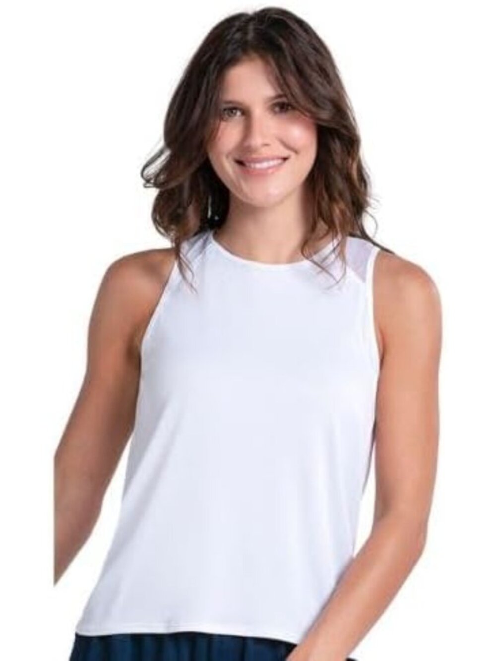 Twist Back Ribbed Tank Top - Stylish & Comfortable Activewear for Women